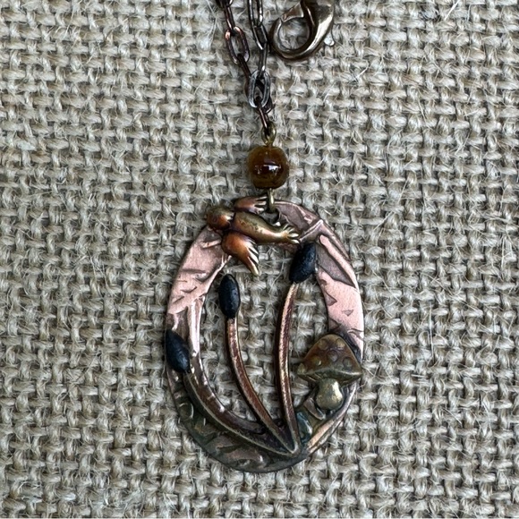 Silver Forest Jewelry - Silver Forest Copper Necklace and Mushroom Themed Pendant